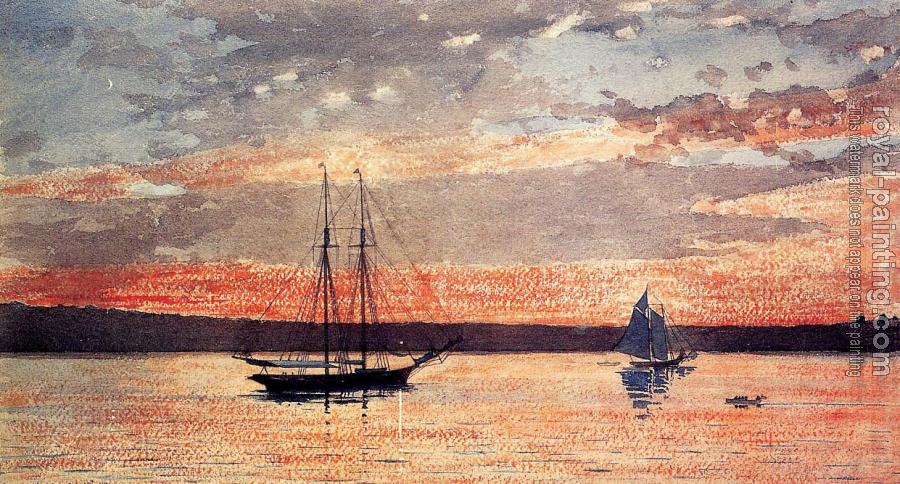 Winslow Homer : Sunset at Gloucester